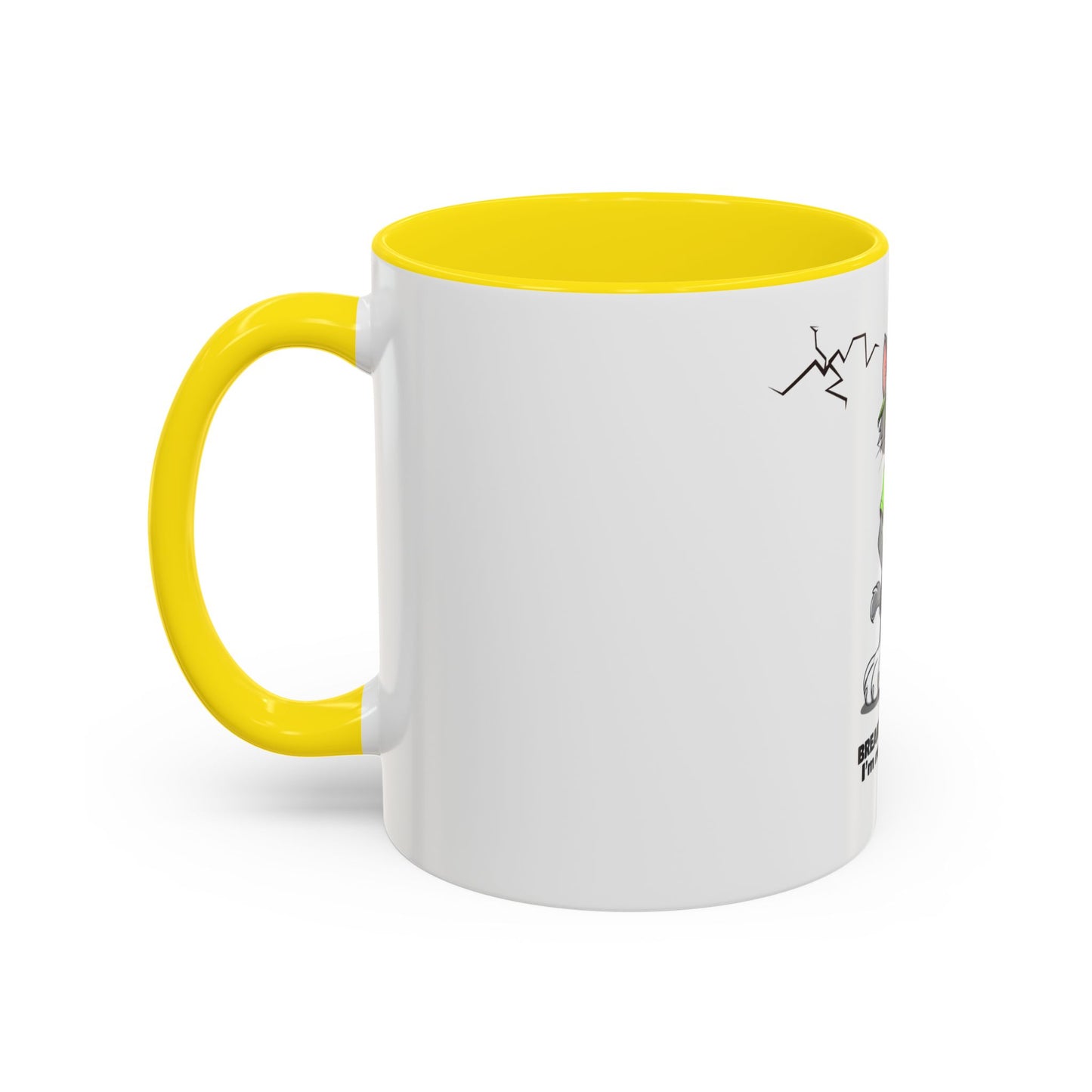 Coffee Mug Funny Rule Breaker 11, 15oz