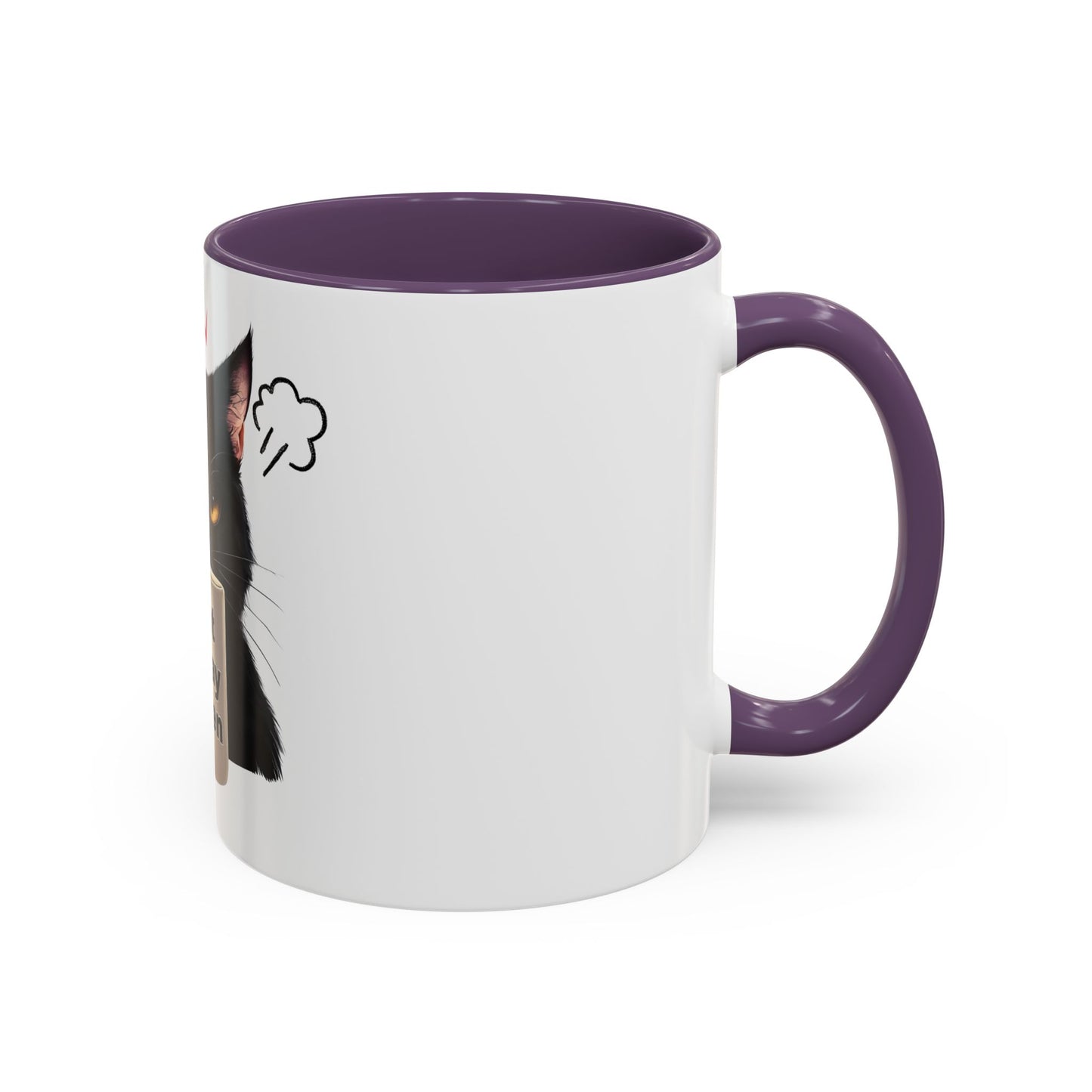 Not Today Karen Cat Coffee Mug - Funny Black Cat Mug for Cat Lovers