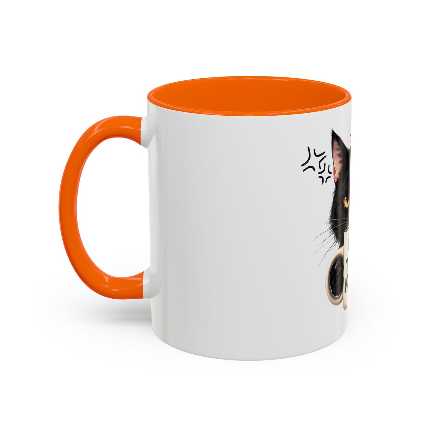 Not Today Karen Cat Coffee Mug - Funny Black Cat Mug for Cat Lovers