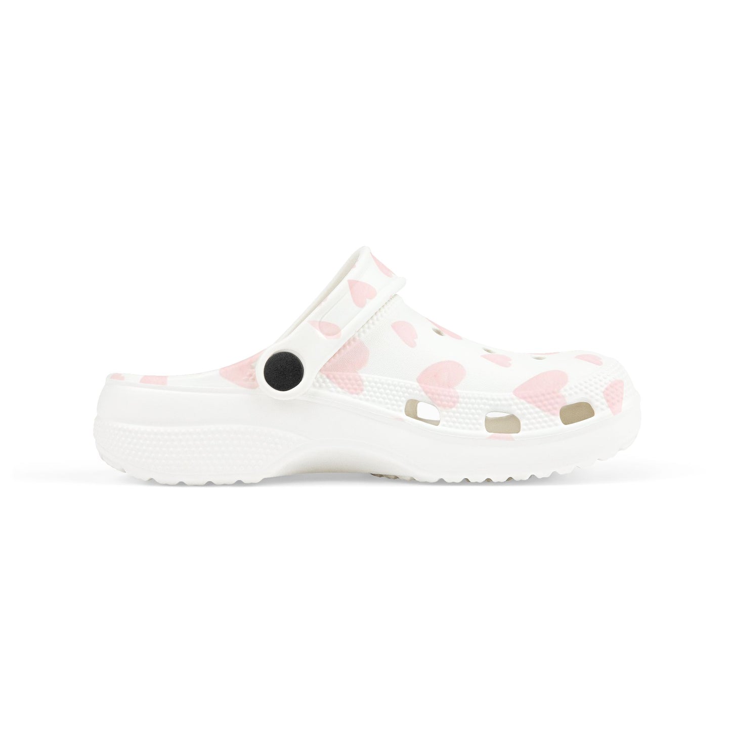 Cute Heart Print Kid's Crocs - Comfortable Summer Footwear