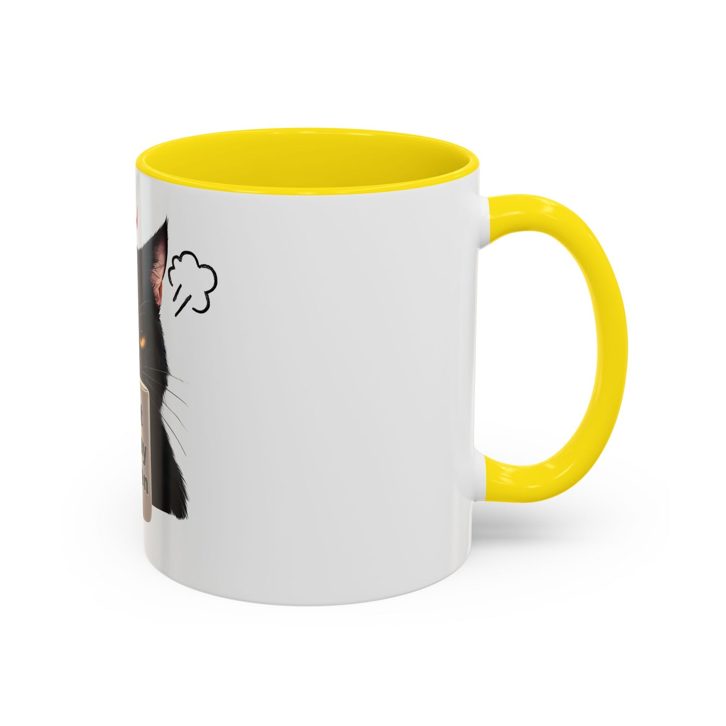 Not Today Karen Cat Coffee Mug - Funny Black Cat Mug for Cat Lovers