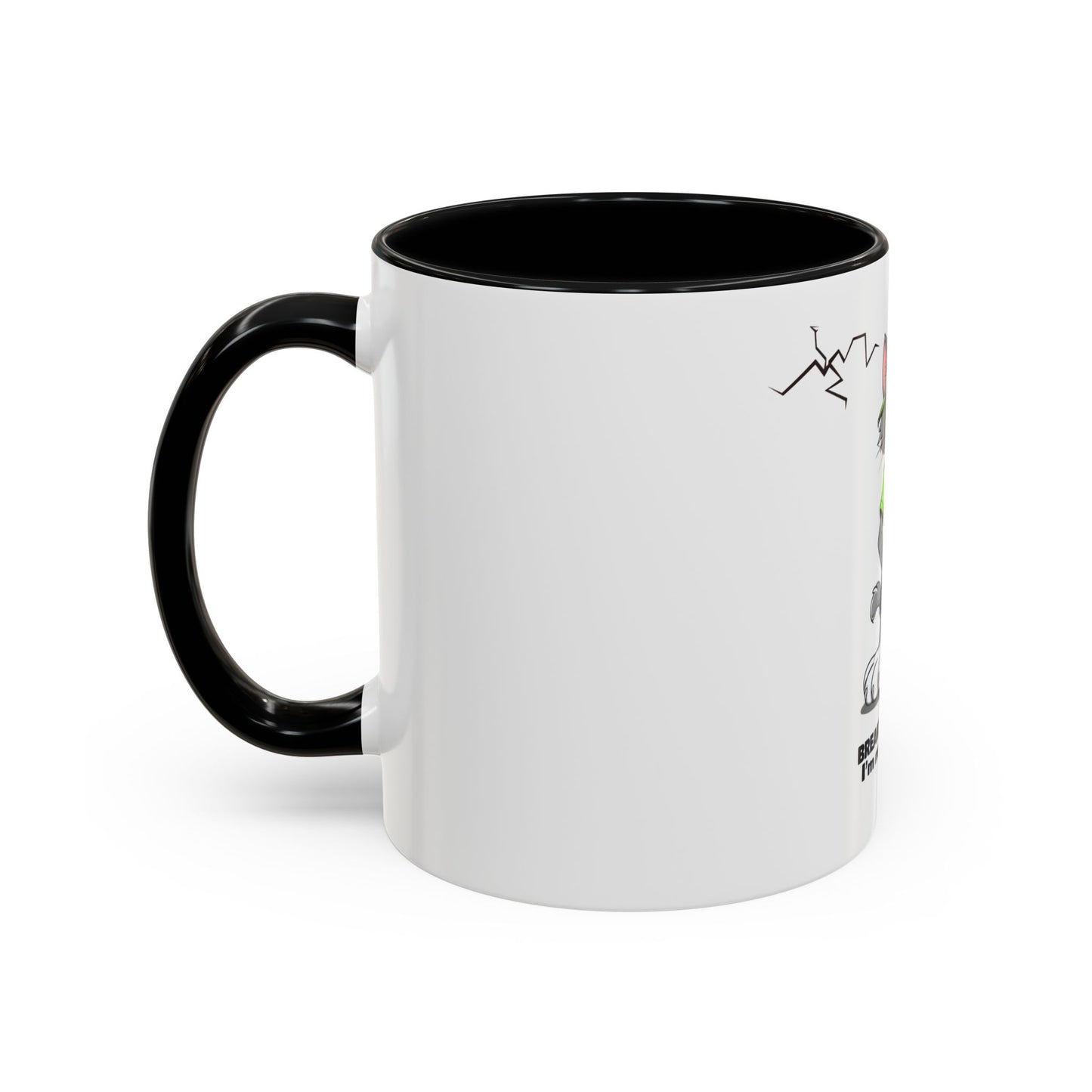 Coffee Mug Funny Rule Breaker 11, 15oz