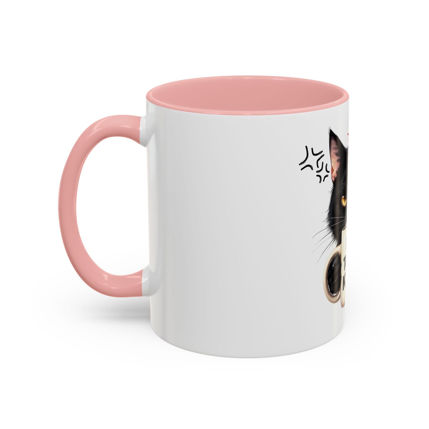 Not Today Karen Cat Coffee Mug - Funny Black Cat Mug for Cat Lovers