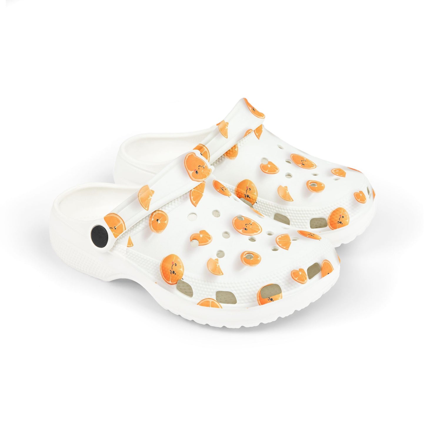 Kid's Orange Themed Crocs - Fun, Comfortable Summer Footwear