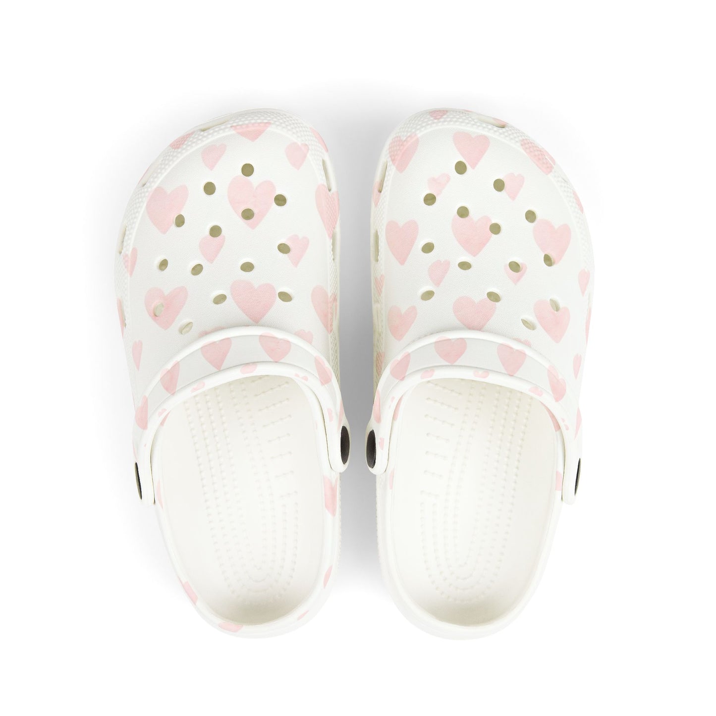 Cute Heart Print Kid's Crocs - Comfortable Summer Footwear