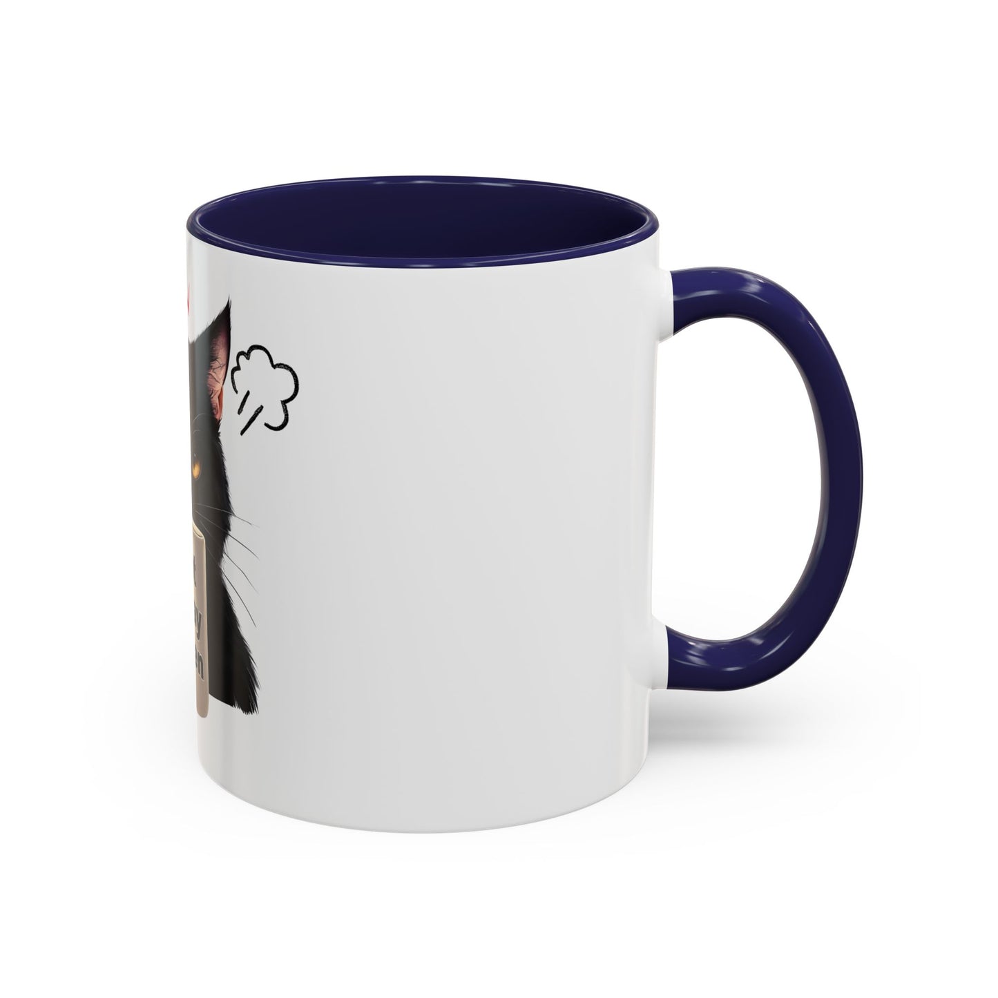 Not Today Karen Cat Coffee Mug - Funny Black Cat Mug for Cat Lovers